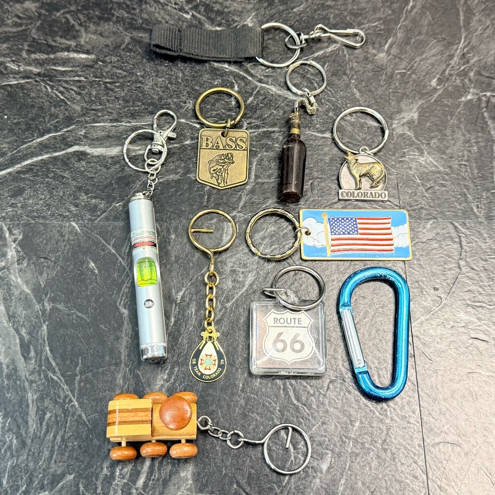 Assortment of Keychains